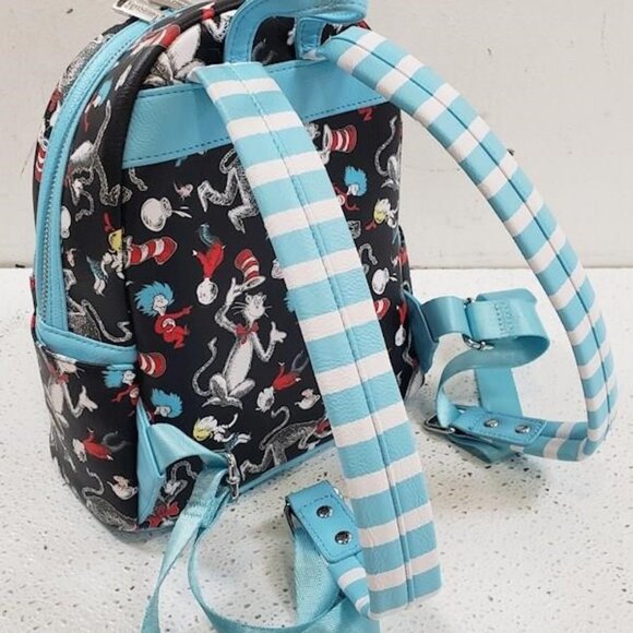 EUC Loungefly Dr. Suess Cat in The Hat Backpack main image 7
